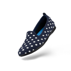 Women's Market Flat - Midnight/White Polka Dot