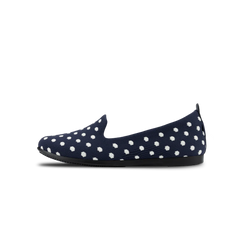 Women's Market Flat - Midnight/White Polka Dot